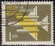 Germany - 1957 - Plane - 1 DM - Yellow - Germany, DDR, Plane - Scott C5 - 0